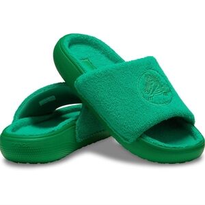 CROCS Classic Towel Bright Green Slides